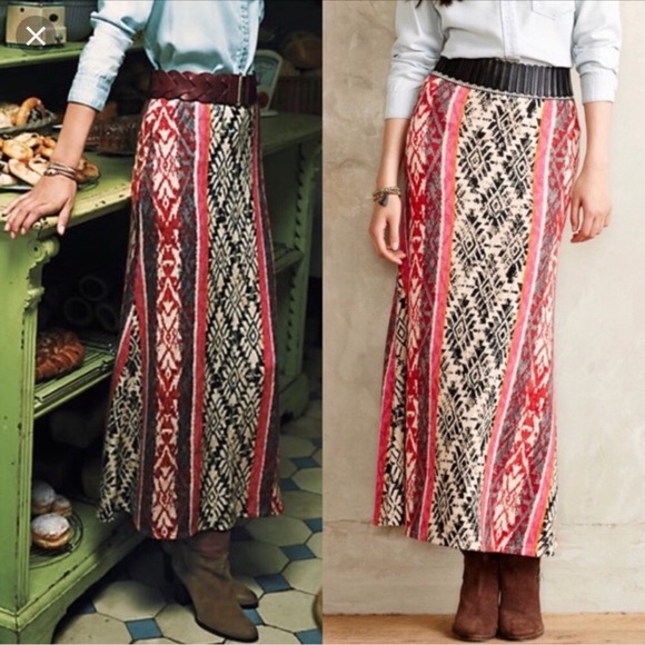 sweater knit maxi skirt
